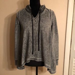 High-low hoodie/ poncho